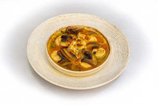 Crevettes sautées à la méditerranéenne